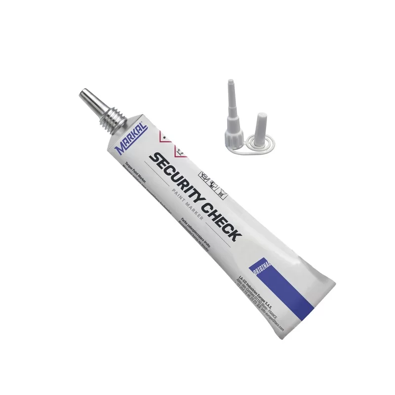 Tubetto di vernice Security Check Paint per marcatura per viti colore blu