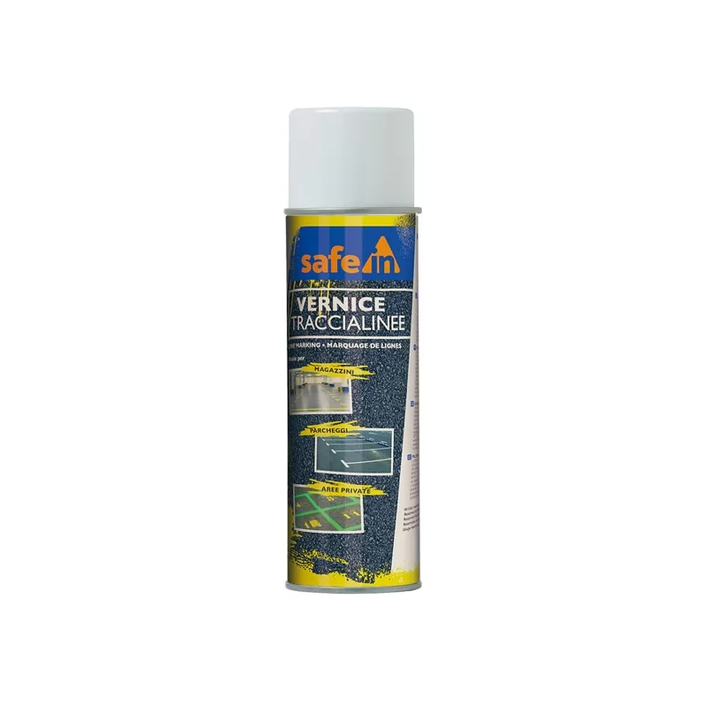 Bomboletta di vernice traccialinee 500ml colore bianco (Conf.12)