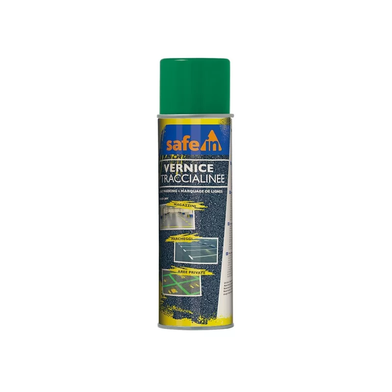 Bomboletta di vernice traccialinee 500ml colore verde (Conf.12)