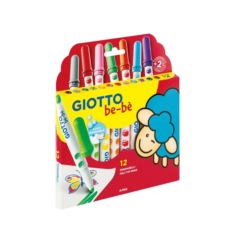 Astuccio 12 Pennarelli Giotto BebE'