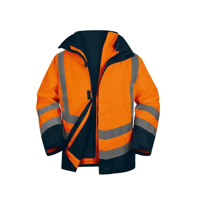Parka 5in1 Optimum 3 alta visibilitA' - arancio fluo - tg. M - DeltaPlus
