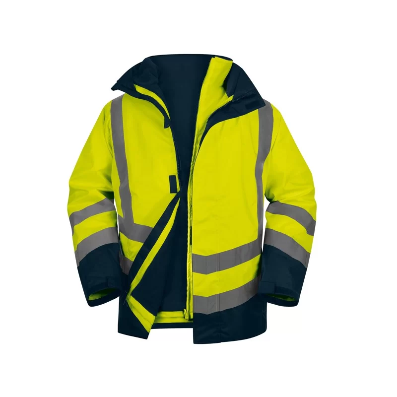 Parka 5in1 Optimum 3 alta visibilitA' - giallo fluo - tg. L - DeltaPlus