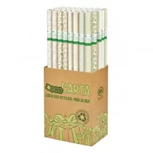 Rotolo carta regalo Erba 70cmx2mt fantasie assortite Sadoch (Conf.50)