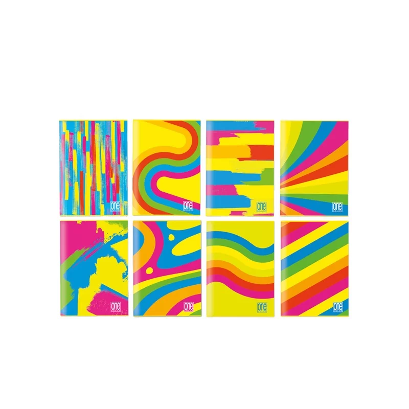 Maxiquaderno A4 80gr One Color 5mm c/margine 20fg+1 Fantafluo Blasetti (Conf.10)