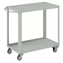 Carrello 2 vasche da 80x45cm grigio
