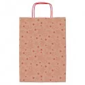 Shopper natale stelline rosse 36x12x41cm Sadoch (Conf.25) FUORI CATALOGO