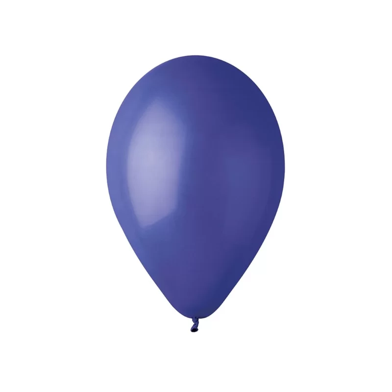 Busta 25 palloncini in lattice Ø26cm blu Big Party