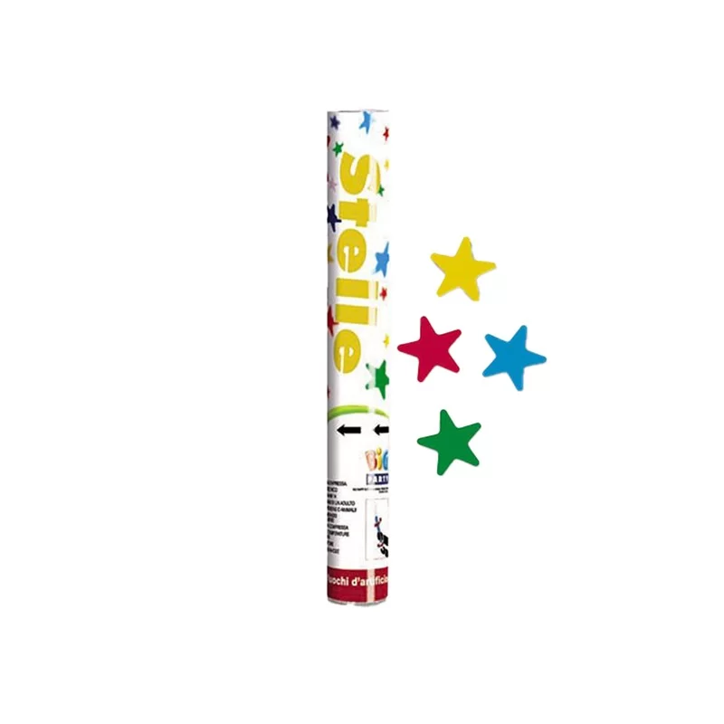 Sparacoriandoli Cannon Stelle assortite gittata 8mt Big Party (Conf.12)