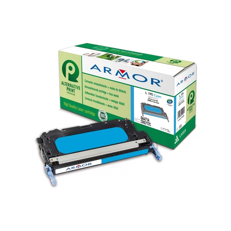 TONER CIANO ARMOR PER HP COLOR LASERJET 3600