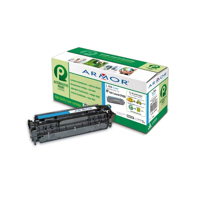 TONER CIANO ARMOR PER HP COLOR LASERJET CP2020 CP2025 CM2320 CM2720