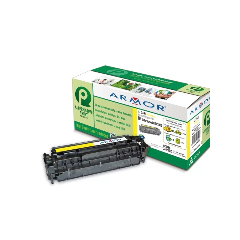 TONER GIALLO ARMOR PER HP COLOR LASERJET CP2020 CP2025 CM2320 CM2720