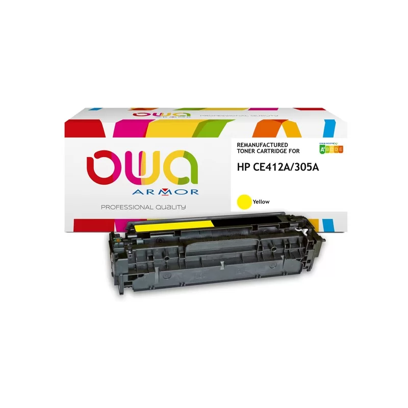Toner Giallo Armor per HP Clj Pro300 M351, M375, Pro400 M451, M475