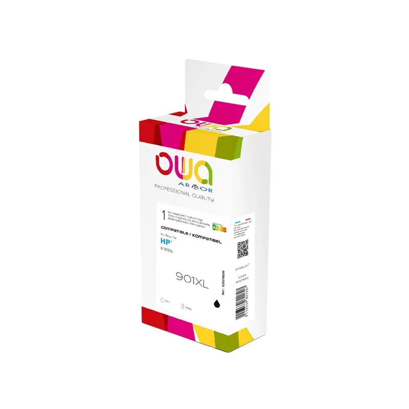 Armor cartuccia Nero PER HP OFFICEJET J4524, J4535, J4580, J4624, J4660 21ML